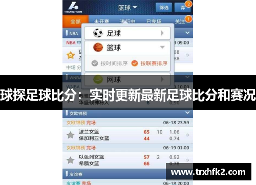 球探足球比分：实时更新最新足球比分和赛况